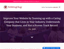 Tablet Screenshot of petsittingology.com